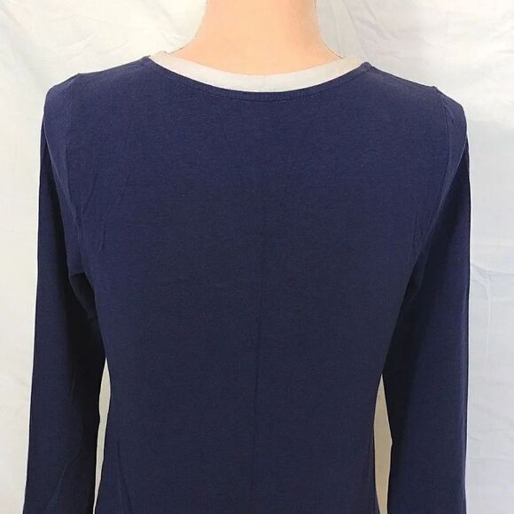 Kate Spade Blue "In Your Dreams" Jersey Long Sleeve Nightshirt Size XS - Picture 10 of 14